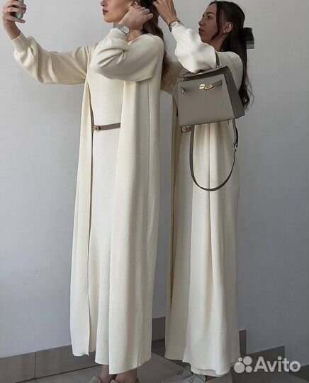 Платье с кардиганом женское