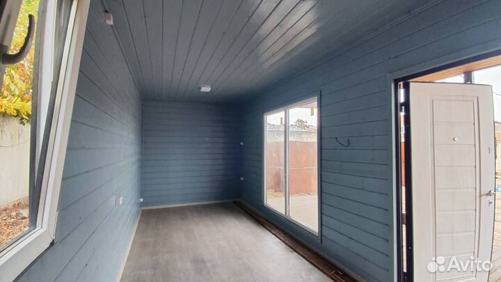 Модульный дом с террасой