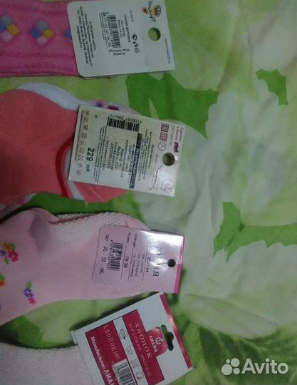 Носки детские разные размеры