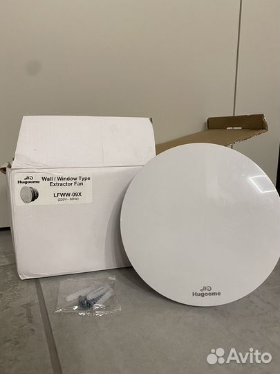 Вентилятор вытяжной с обратным клапаном