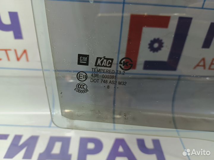 Стекло двери задней правой Chevrolet Lacetti J200