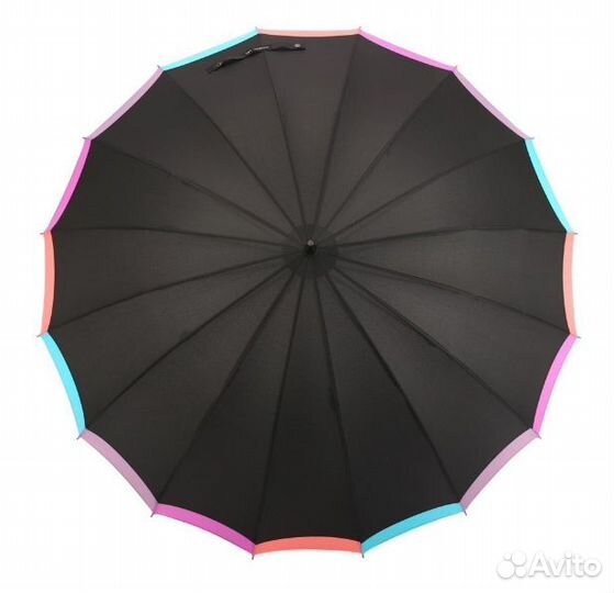 Зонт трость Три Слона 2161 (1121) 16 спиц полуавт