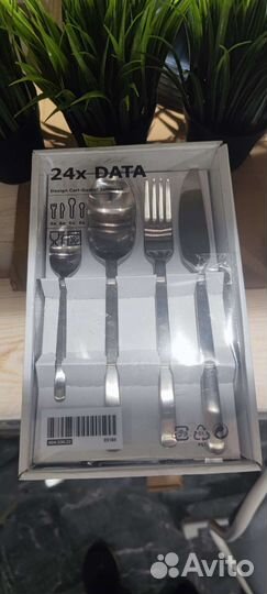 Набор столовых приборов Data IKEA 24 шт
