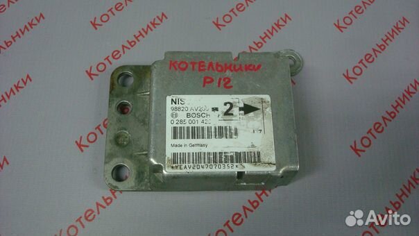 Nissan Primera P12 98820-AV200 Блок управления SRS