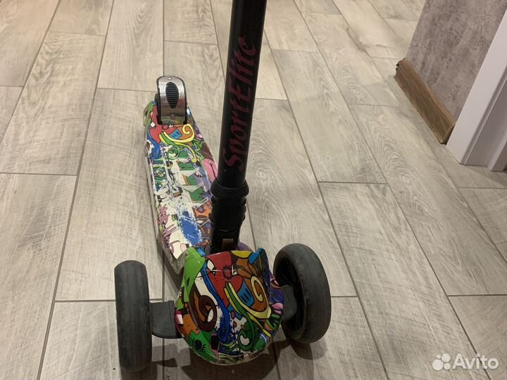 Самокат детский трехколесный sport elite