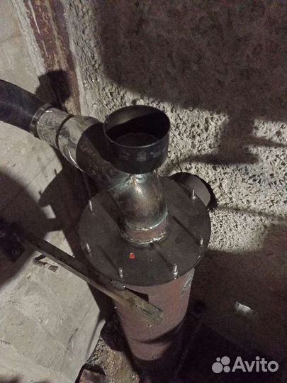 Печь на отработке с надувом