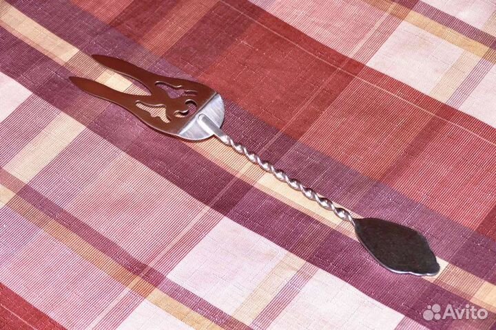 Лопатка ажурная СССР витая ручка эмаль