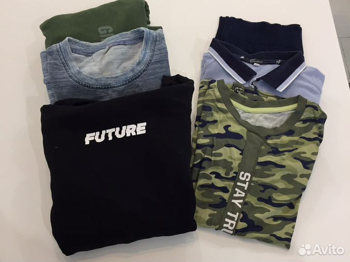 Вещи пакетом на мальчика 122 128
