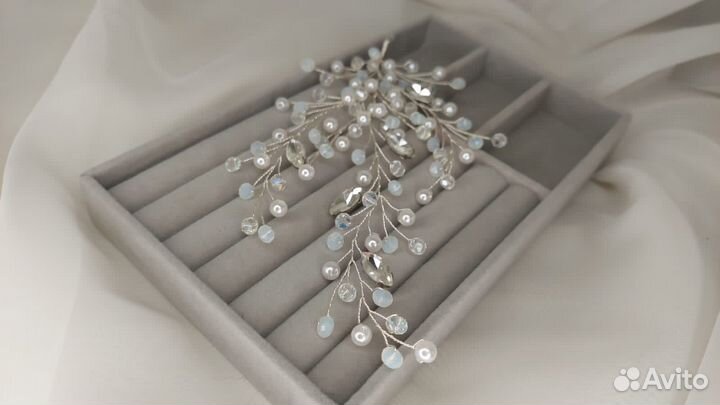 Украшение для волос свадебное