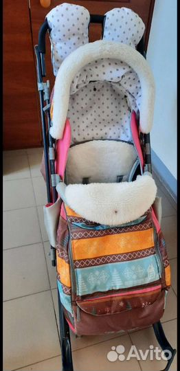 Санки коляска ника