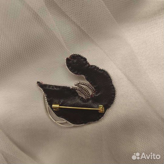 Брошь креветка