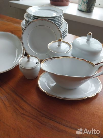 Столовый сервиз бу фарфоровый