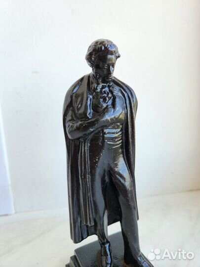 Статуэтка А.С. Пушкин, чугун,Касли 1986 год