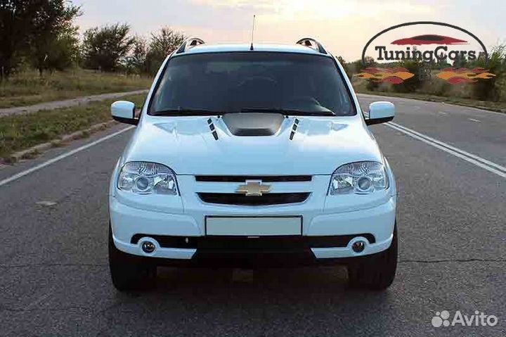 Капот пластиковый DTM на niva chevrolet ваз 2123