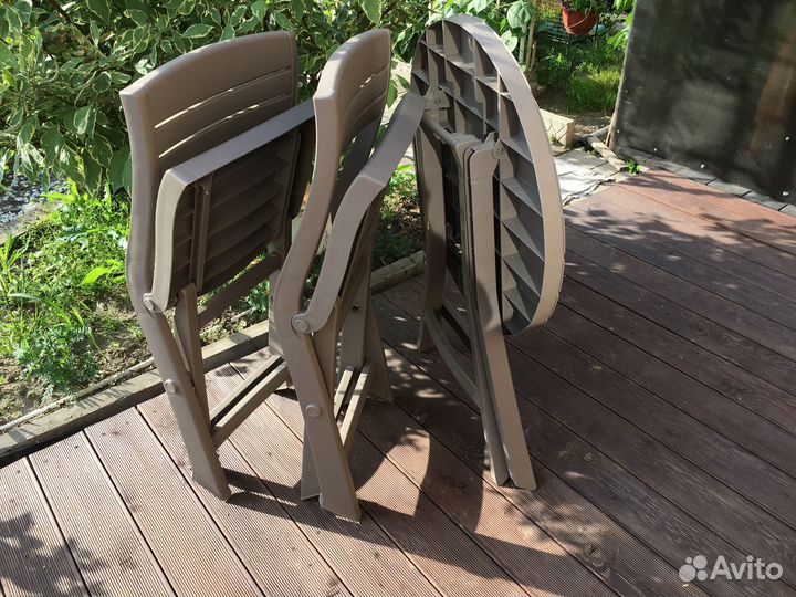 Комплект садовой мебели складной