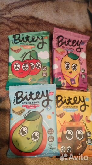Вафли, печенье, батончики, мармелад, хлебцы Bite