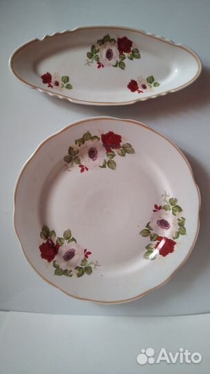 Столовый сервиз фарфор Дулево