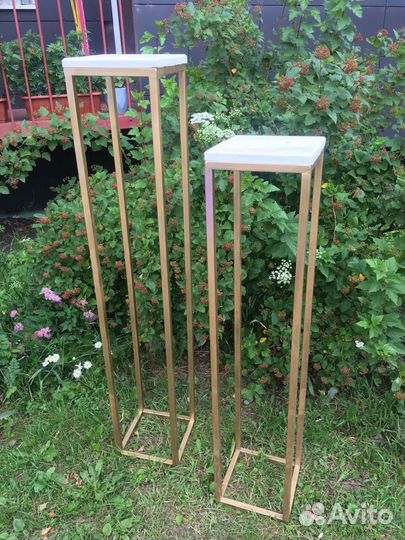 Стойки для цветов на свадьбу