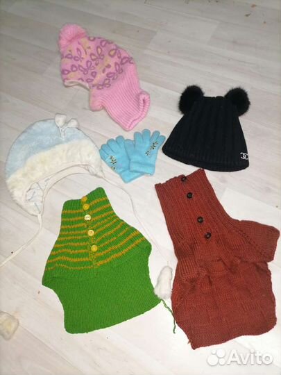 Шапки зимние детские