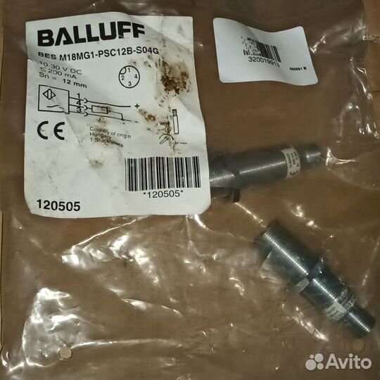 Индуктивный датчик Balluff BES M18MG1-PSC12B-S04G