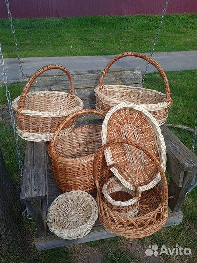 Корзины из ивы в наличии и под заказ