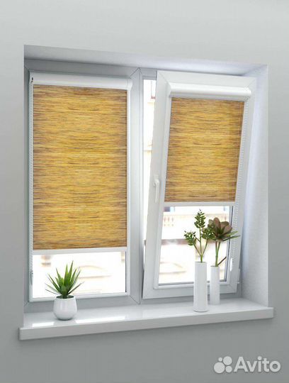 Рулонные шторы UNI mini зебра римские шторы