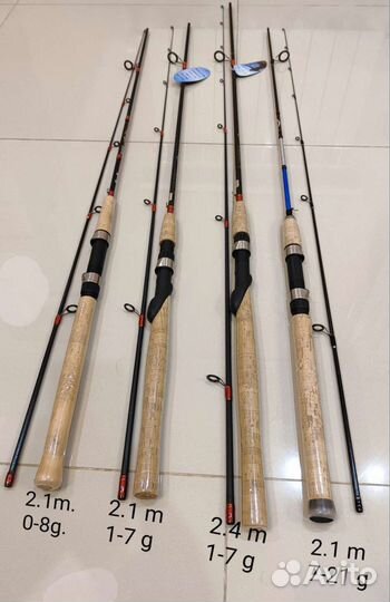 Спиннинги Alivio тесты 3-12г./7-21г/10-30г