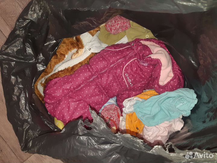 Детские вещи мешком бесплатно