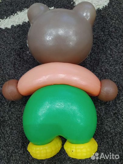 Медведь в лаптях. Игрушка СССР