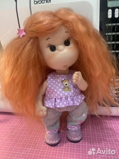 Кукла текстильная игровая ручной работы