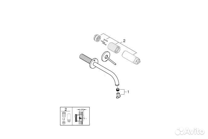 Смеситель для раковины grohe Atrio Joy