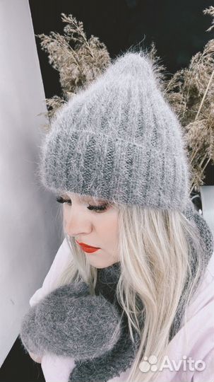 Комплект шапка и шарф