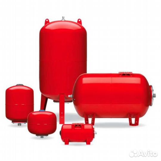 Расширительный бак HS PRO для отопления вертикальный UNI-fitt 25 литров