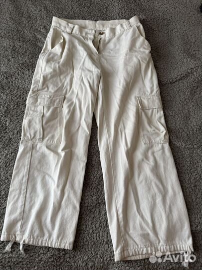 Штаны карго широкие