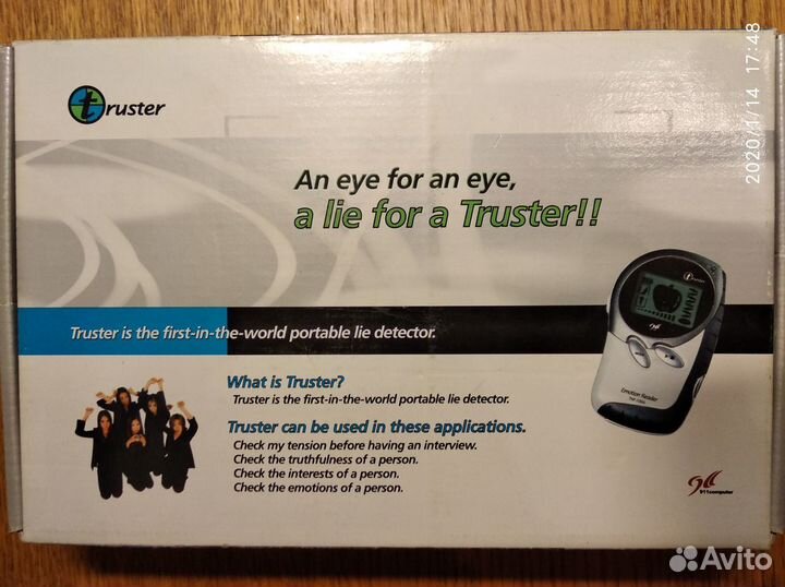 Портативный детектор лжи - Truster TNF-100A