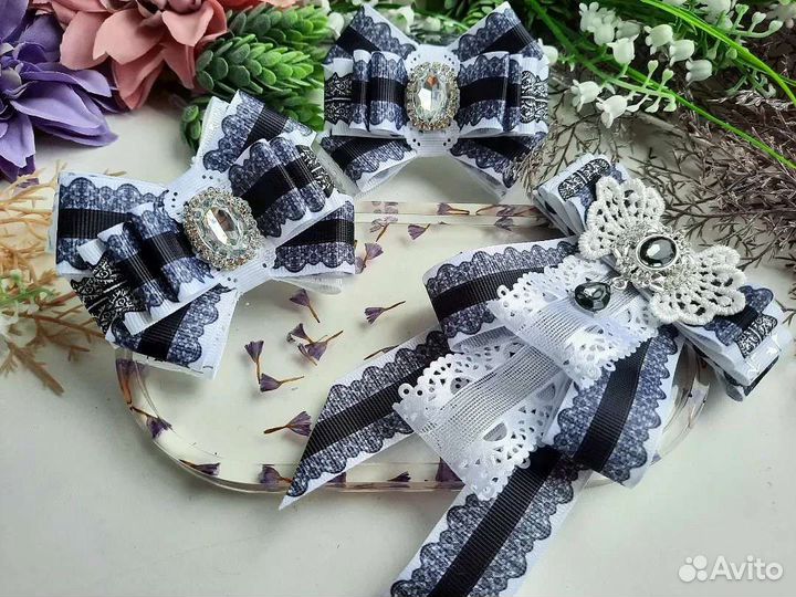 Галстук школьный для девочек