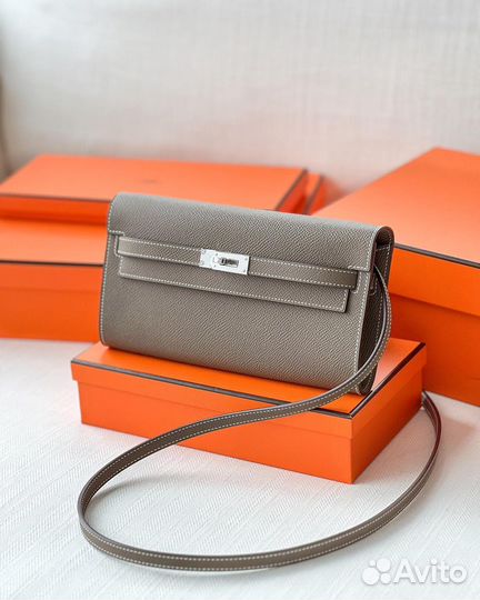 Сумка Hermes Kelly To GO Etoupe в наличии