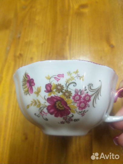 Чашка с блюдцем дулево