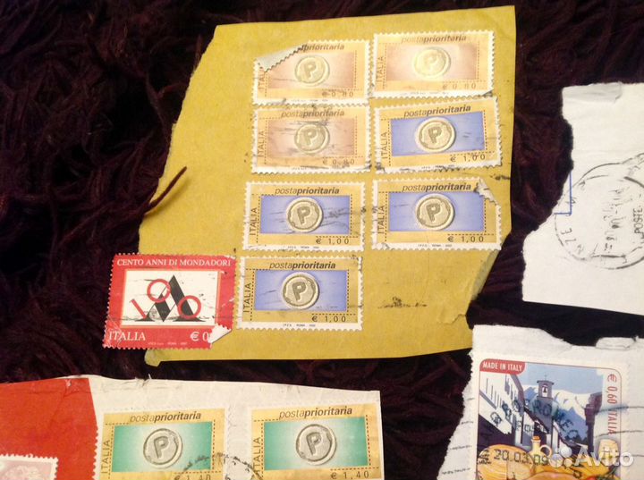 Марки из Италии и США