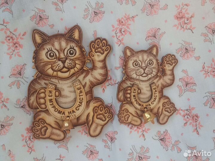 Коты из Мурома - магниты на холодильник