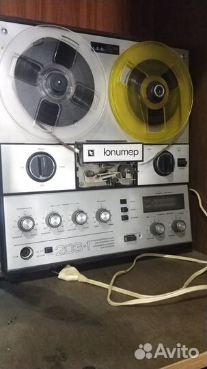 Катушечный магнитофон юпитер 203