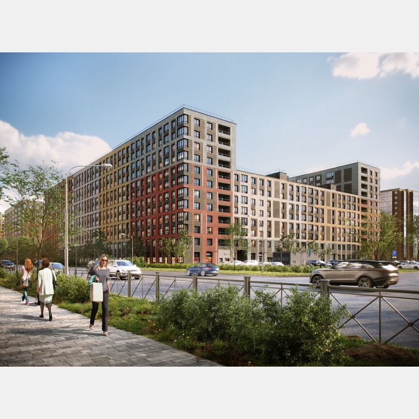 3-к. квартира, 76,9 м², 1/12 эт.