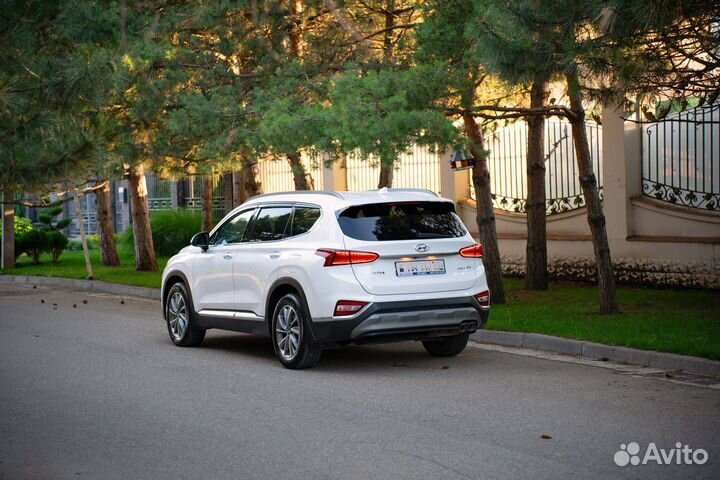 Hyundai Santa Fe 2.2 AT, 2018, 86 500 км