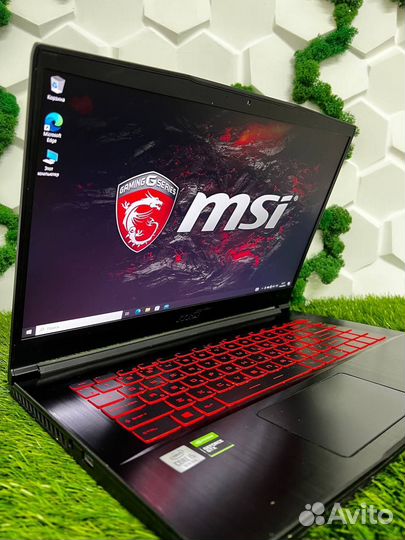 Игровой ноутбук msi gf63 i5 10200H gtx 1650ti