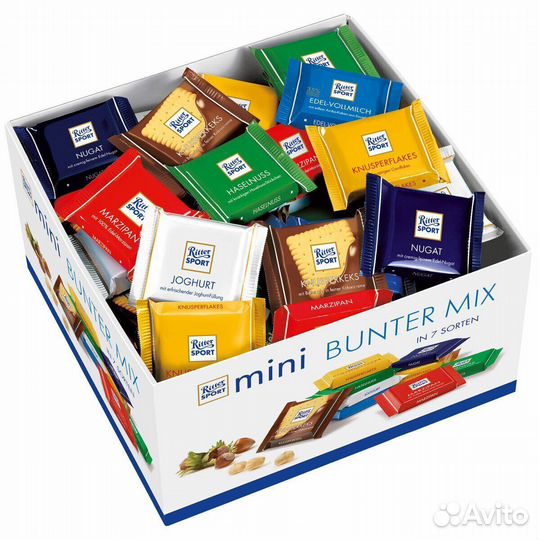 Шоколад Риттер Спорт (Ritter Sport) Мини