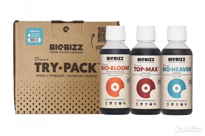 BioBizz Набор Hydro Pack 3х0.25 л