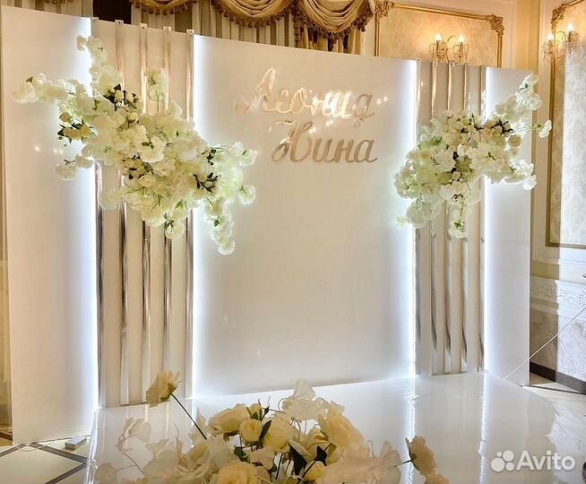 Оформление свадьбы, свадебный декор