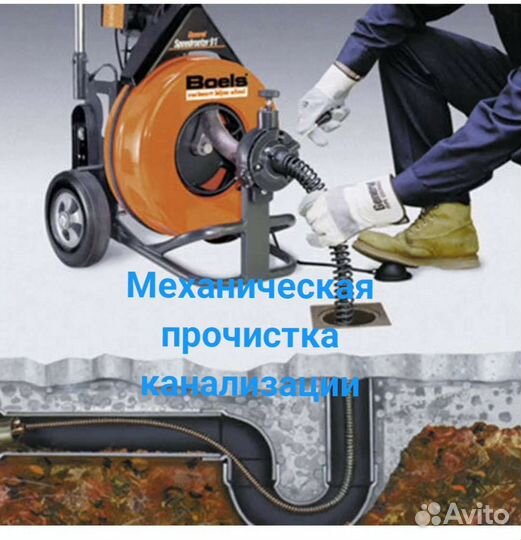 Прочистка канализации устранение засоров 24/7