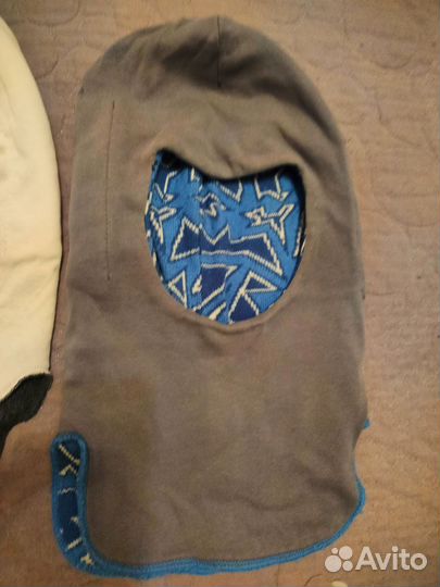 Шапка шлем для мальчика