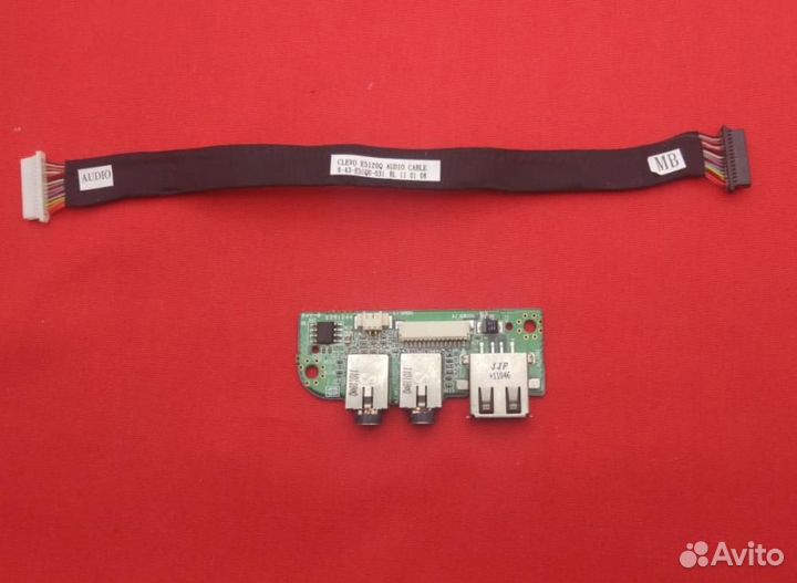 Плата расширения USB/Audio ноутбука DNS C5500Q, C5